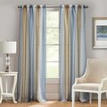 Eyecatcher 50 x 84 in. Spectrum Rod Pocket Window Curtain Panel, Silver & Gold EY2511652